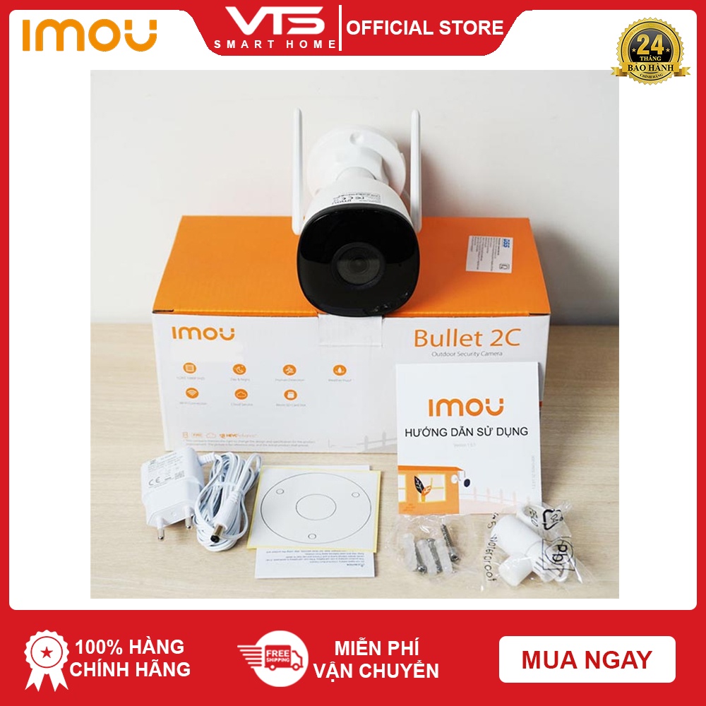[FREESHIP] Camera IP WIFI IMOU IPC-F22P-D độ phân giải 2MP - phát hiện chuyển động - chống nước chuẩn IP67. 9