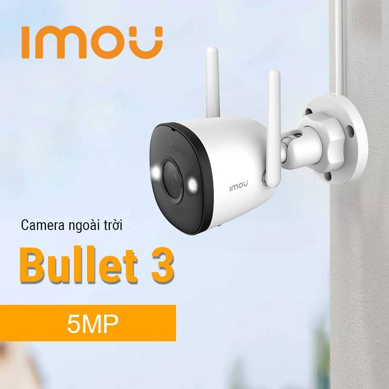 Camera Wifi IMOU Bullet 3 S3EP 3MP/5MP Kim Loại, Full Color, Đàm Thoại 2 Chiều, Báo Động 2