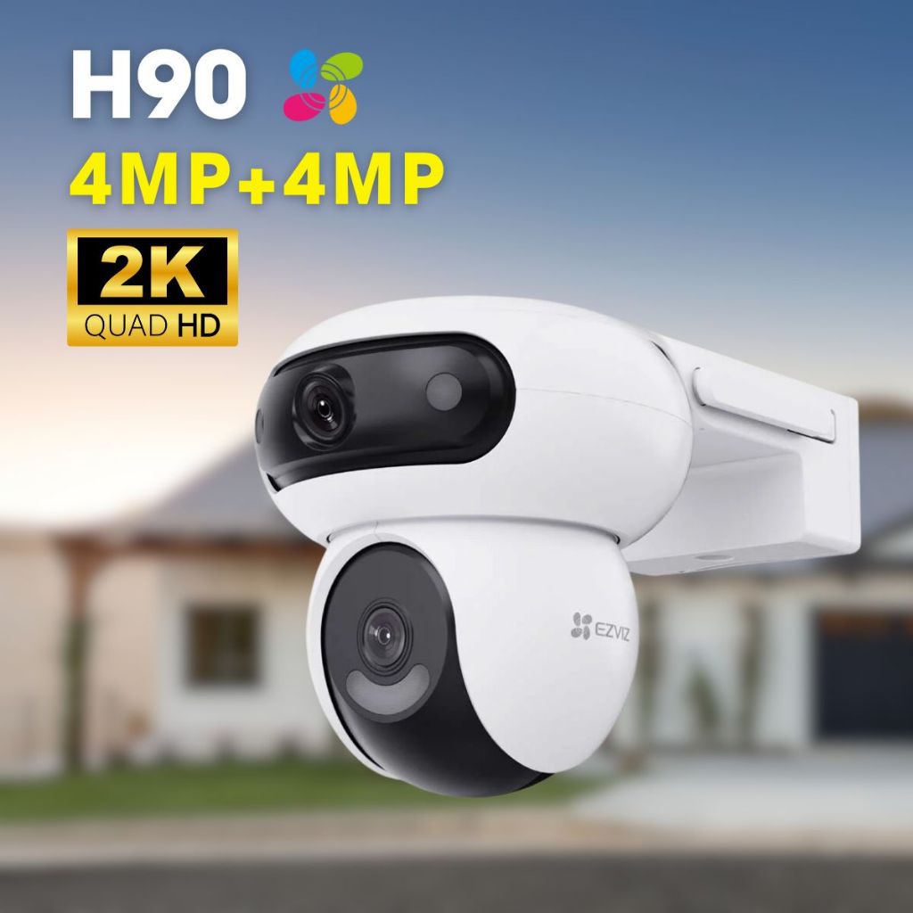 Camera Wifi 2 Mắt EZVIZ H9C 2K 6MP/H9C 3K 10MP/H90 Dual, Xoay 360 Độ, Đàm Thoại 2 Chiều, Full Color 6