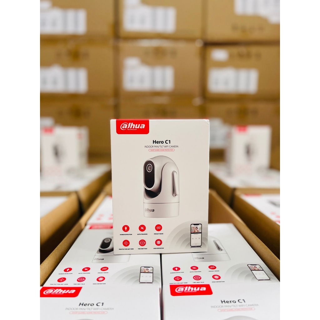 Camera Wifi DAHUA HERO C1 H4C 4MP, H2C 2MP, Xoay 360, Đàm Thoại 2 Chiều, Auto Register, Phát Hiện Xâm Nhâp 4