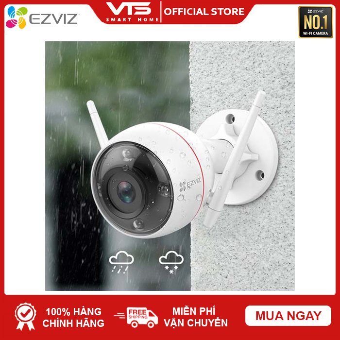 Camera WIFI Ngoài trời EZVIZ C3W PRO 4MP IP67, Màu Ban Đêm, Âm Thanh 2 Chiều, Đèn và Còi Báo Động, AI 4