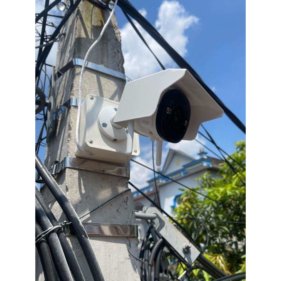 Mái Che Camera Ngoài Trời Chống Nước, Chuyên Dụng Cho Camera IMOU, EZVIZ,.. Vỏ Che Camera Nhựa ABS Siêu Bền - VTS Smart