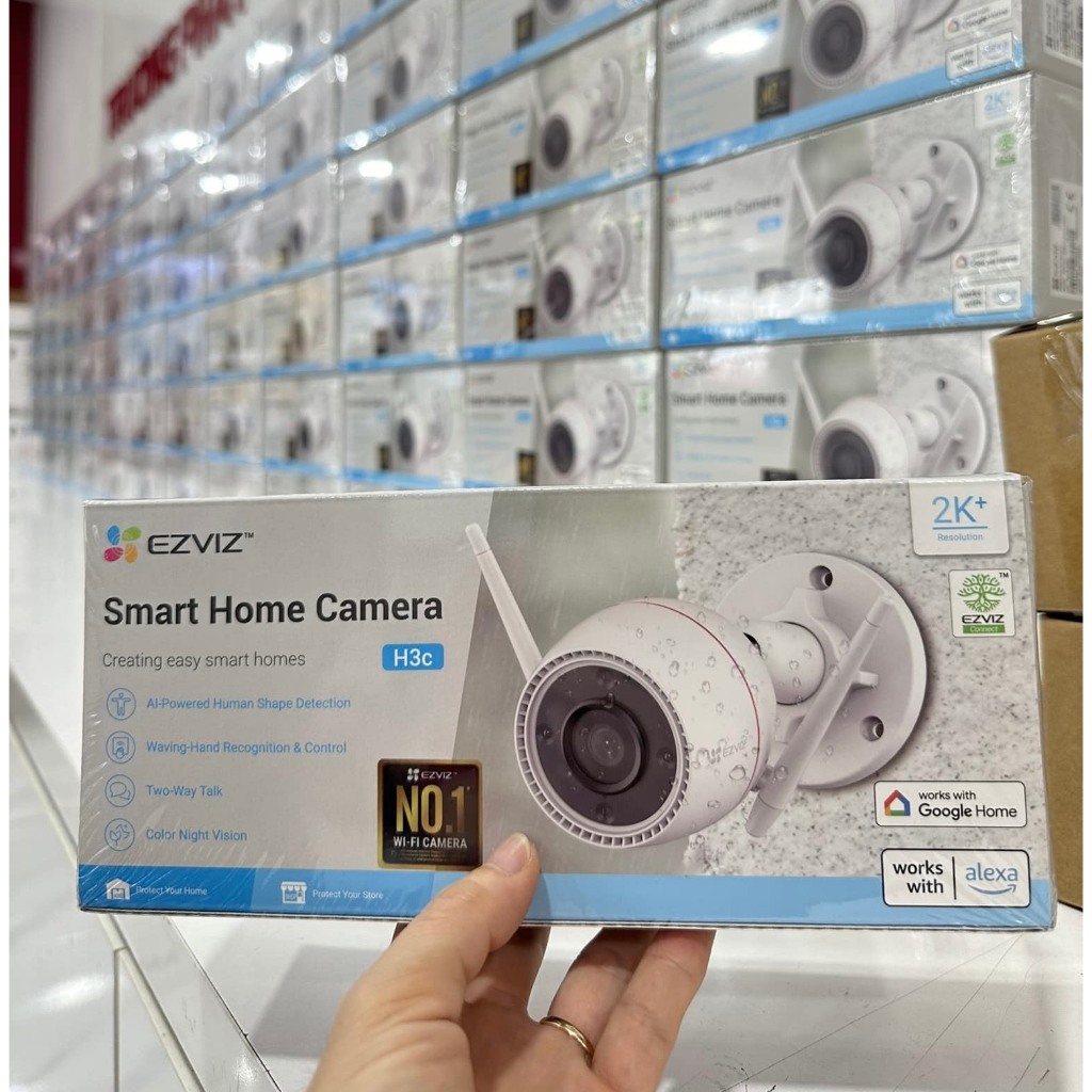 Camera IP Wifi EZVIZ H3C 3K 5MP, H3C 4MP 2K+, H3C 3MP 2K, Full Color, Đàm Thoại 2 Chiều, H.265, Chuẩn IP67- VTS Smart 4