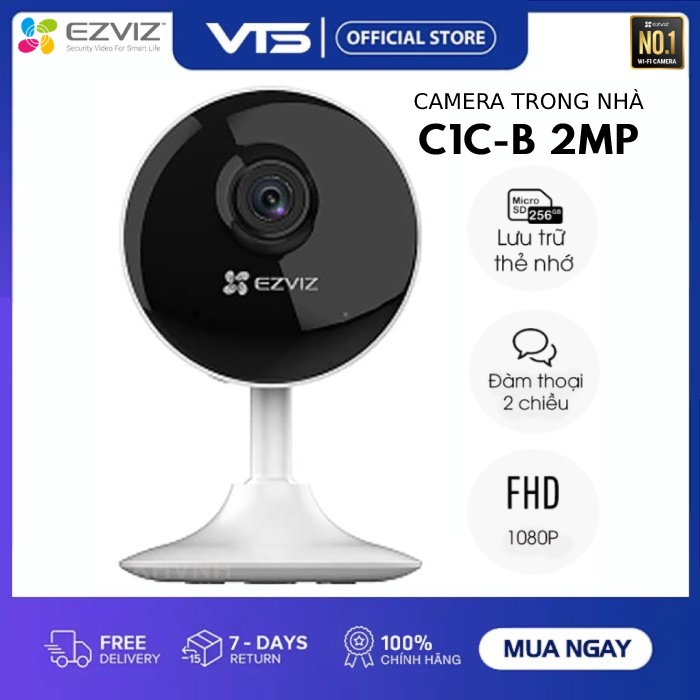 Camera IP WIFI EZVIZ C1C-B 2.0MP - Đàm Thoại 2 chiều - CS-C1C (CS-C1C-E0-1E2WF) 1080P - Bảo Hành 2 Năm - VTS 4