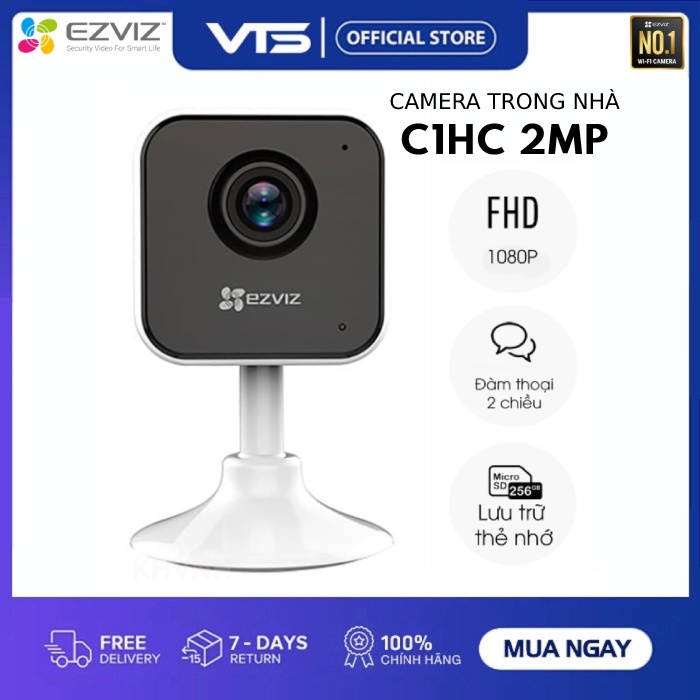 Camera WIFI EZVIZ C1HC, H1C Type C, C1T, C1C-B, 2MP 1080P Góc Rộng 108 Độ, Đàm Thoại 2 Chiều C1C, C1 Seri - VTS 4