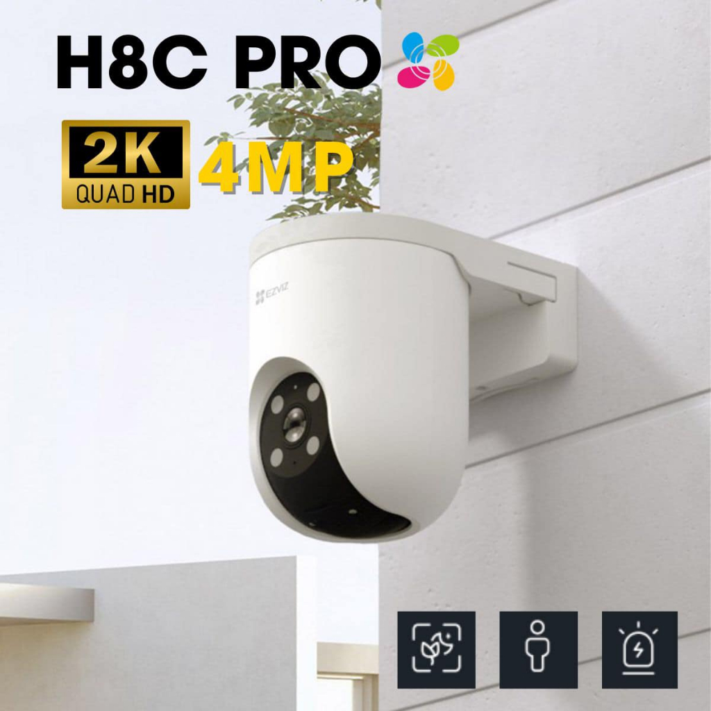Camera WIFI EZVIZ H8C PRO 3MP/4MP/5MP/8MP, H8C PRO R210, Xoay 360 Độ, Đàm Thoại 2 Chiều, Có Màu 6