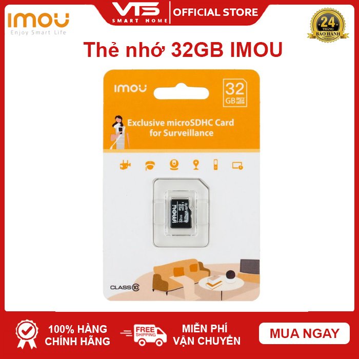 Thẻ Nhớ Micro SD 32GB/64GB/128GB IMOU, Lưu Trữ Cho Camera - Speed 80MB/s - Hàng Chính Hãng 6