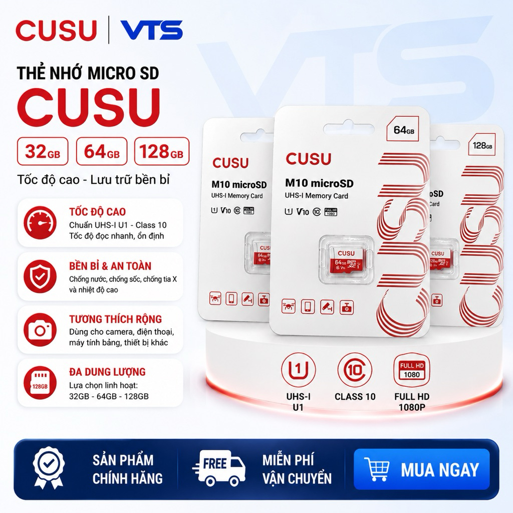 Thẻ nhớ Micro SD 32GB DAHUA DSS Class 10 chuyên Camera WIFI, Máy Ảnh, Điện Thoại, ...BH 2 Năm - VTS