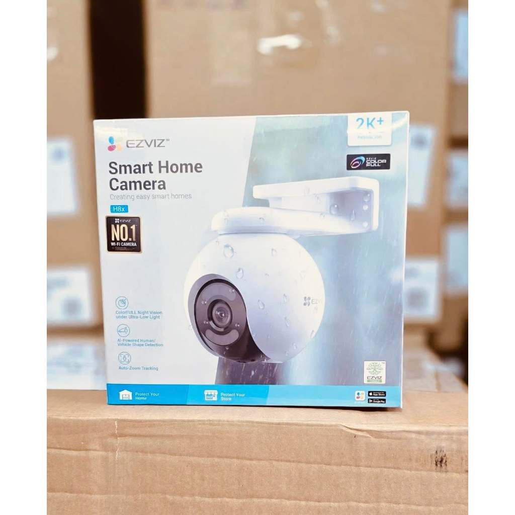 Camera Wifi EZVIZ H80X 4K 8MP, H8X 2K+ 4MP, H8 Pro 5MP, Xoay 360, Đàm Thoại 2 Chiều, Có Màu Ban Đêm 10