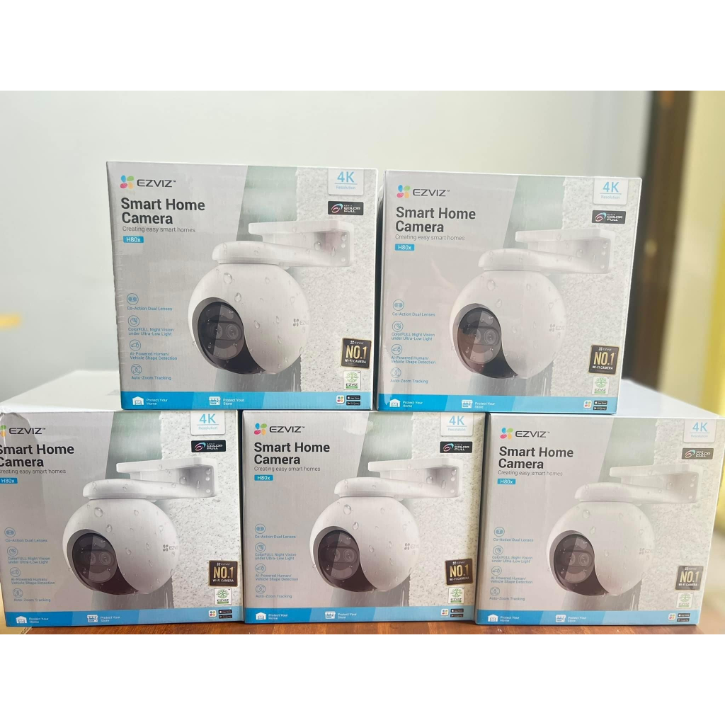 Camera Wifi EZVIZ H80X 4K 8MP, H8X 2K+ 4MP, H8 Pro 5MP, Xoay 360, Đàm Thoại 2 Chiều, Có Màu Ban Đêm 9