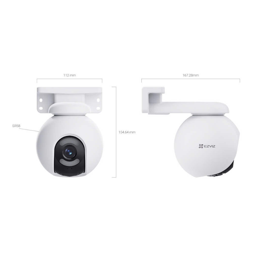 Camera Wifi EZVIZ H8X 2K+ 4MP/H8 Pro 2K 3MP, Ngoài Trời, Xoay 360 Độ, Đàm Thoại 2 Chiều, Full Color 9