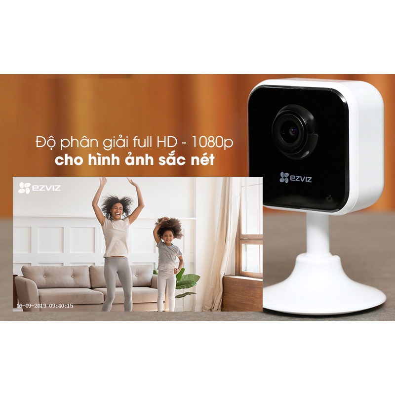 Camera WIFI EZVIZ C1HC, H1C Type C, C1T, C1C-B, 2MP 1080P Góc Rộng 108 Độ, Đàm Thoại 2 Chiều C1C, C1 Seri - VTS 9