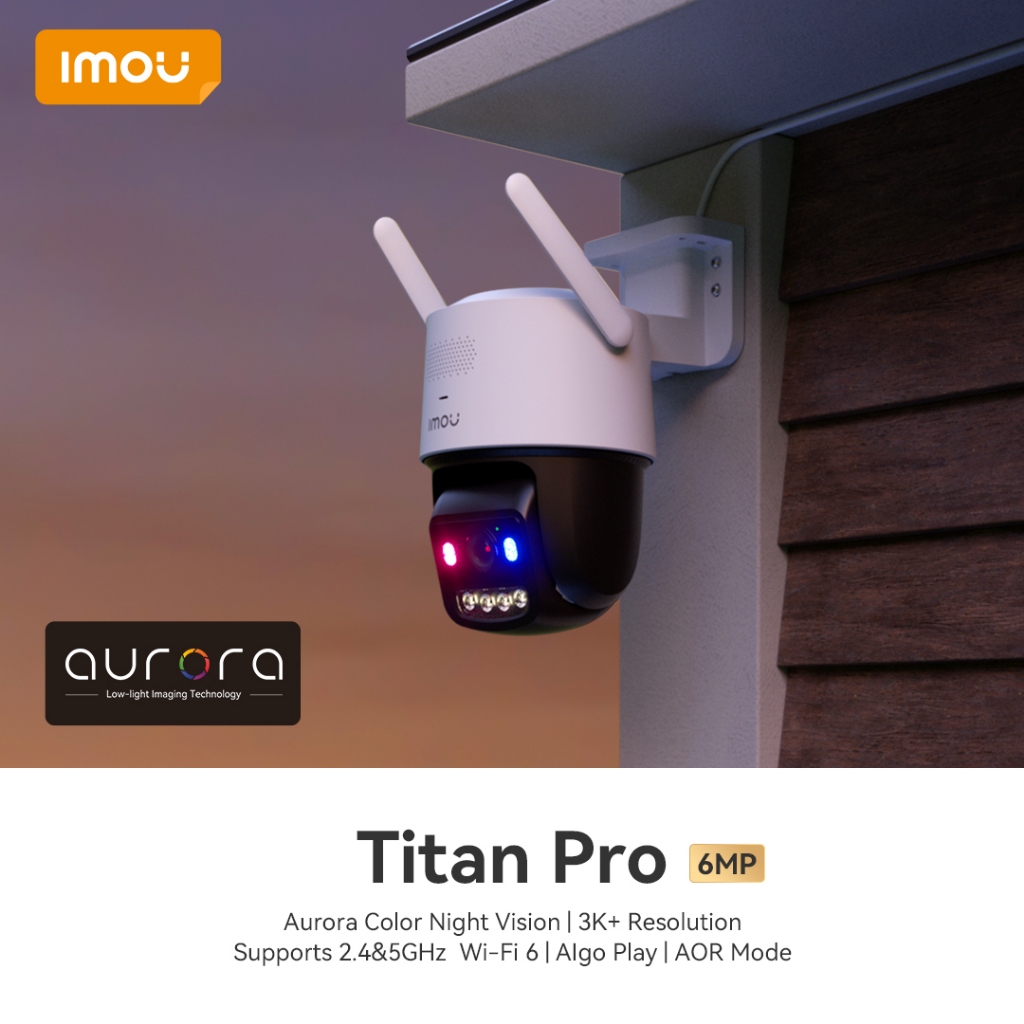 Camera Wifi IMOU TITAN PRO U7LP 6MP Siêu Nét, Công Nghệ Aurora, Xoay 360 Độ, Đàm Thoại 2 Chiều 8