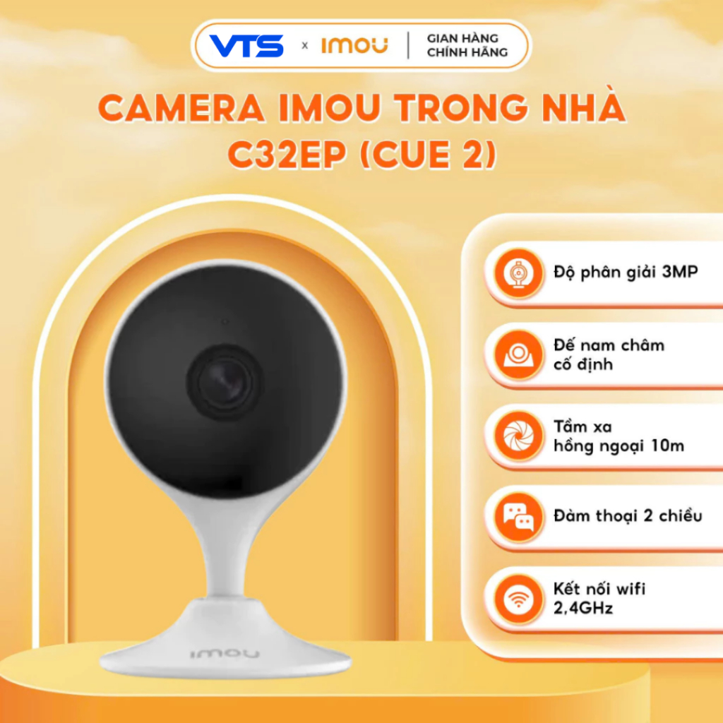 Camera Wifi IMOU C32EP 3MP/C32SP 3MPTrong Nhà - Góc Rộng, Đàm Thoại 2 Chiều, Ai Thông Minh - VTS VN 4