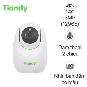 Camera Wifi TIANDY TC-H322N/ TC-H332N 3MP/ TC-H342N 4MP - Đàm Thoại 2 Chiều, Xoay 360 Độ, Theo Dõi 6