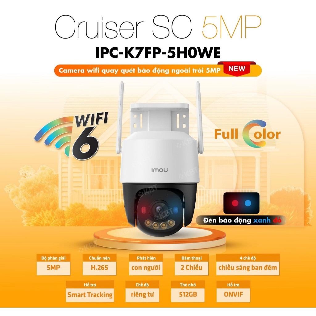 Camera Wifi IMOU CRUISER SE+ S31FEP 3MP/S51FEP 5MP Xoay 360 Độ, Đàm Thoại 2 Chiều, Full Color 2
