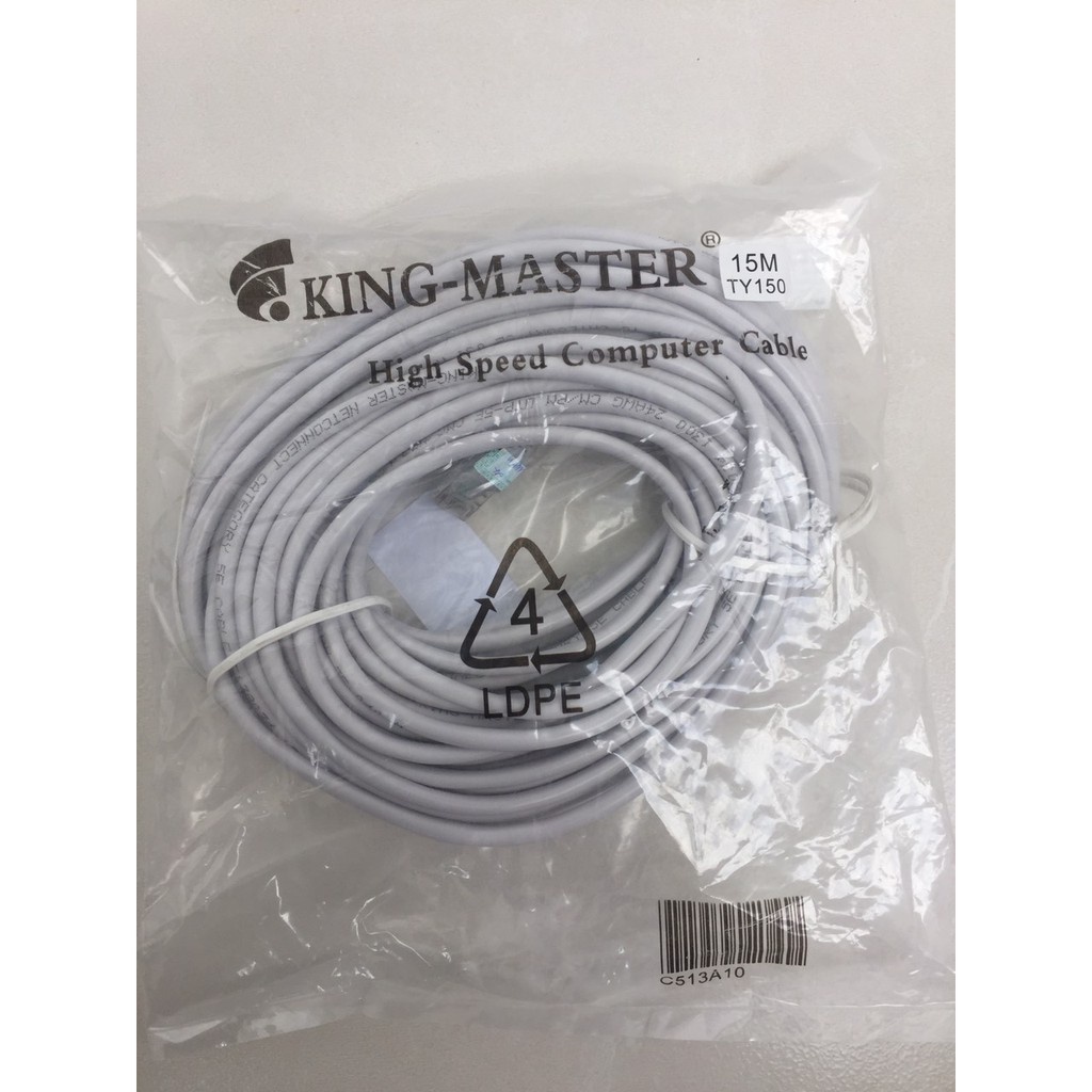 Dây Cáp Mạng Lan Cat 6 - Bấm Sẵn 2 Đầu, Cắm Là Chạy 5/10/15/20/30 Mét - VTS SmartHome 9