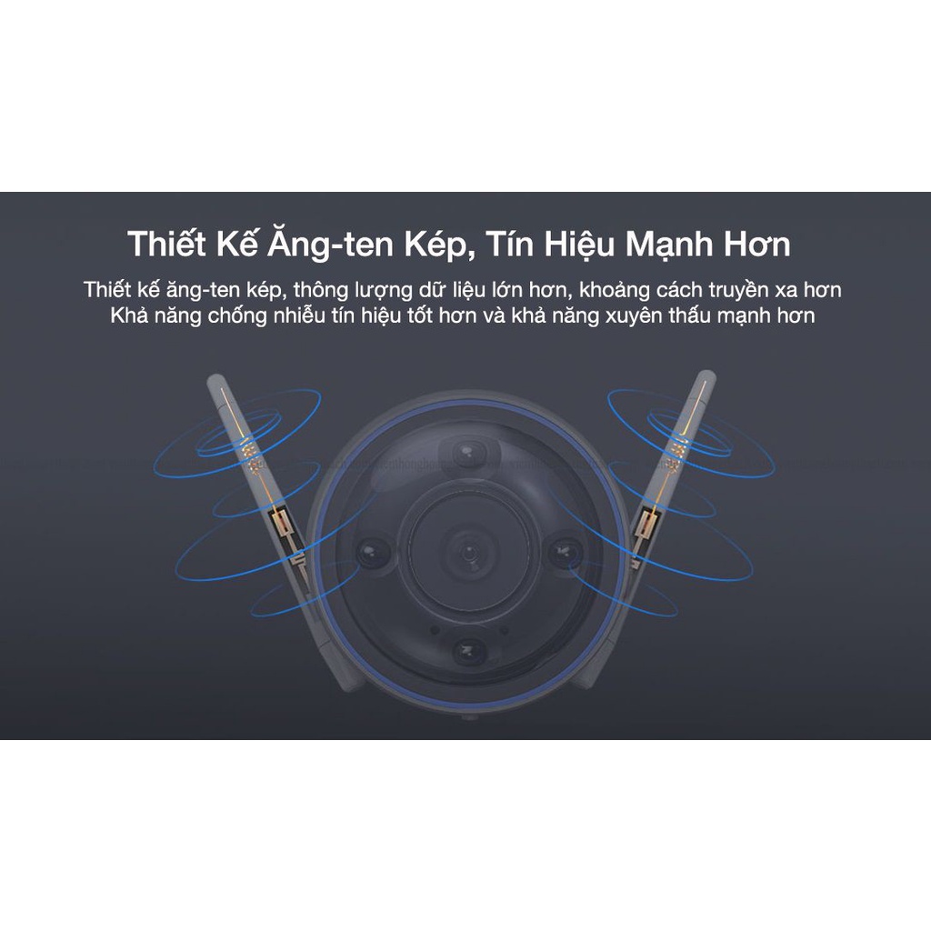 Camera IP Wifi EZVIZ H3 2K 3MP, Đàm Thoại 2 Chiều, Chuẩn H.265, Ai Thông Minh - VTS Store 8
