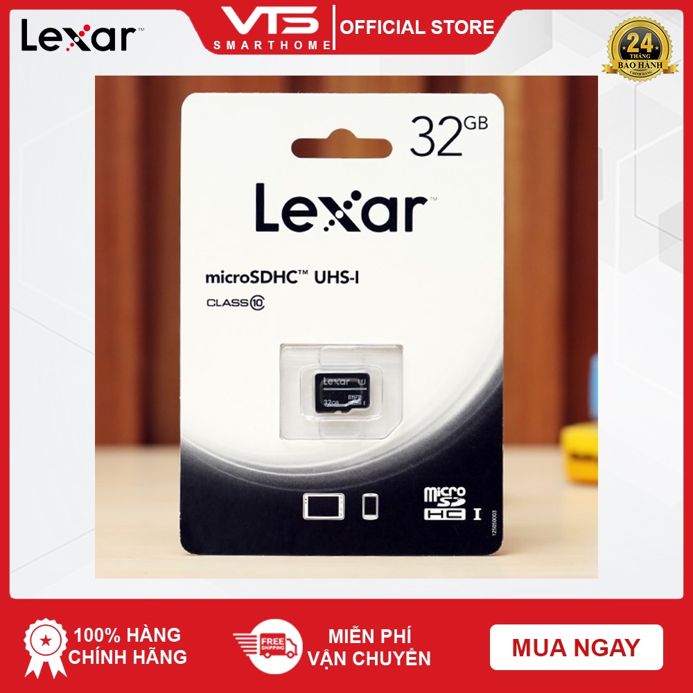 Thẻ nhớ MicroSD 32 GB Lexar class 10 - VTS SmartHome 3