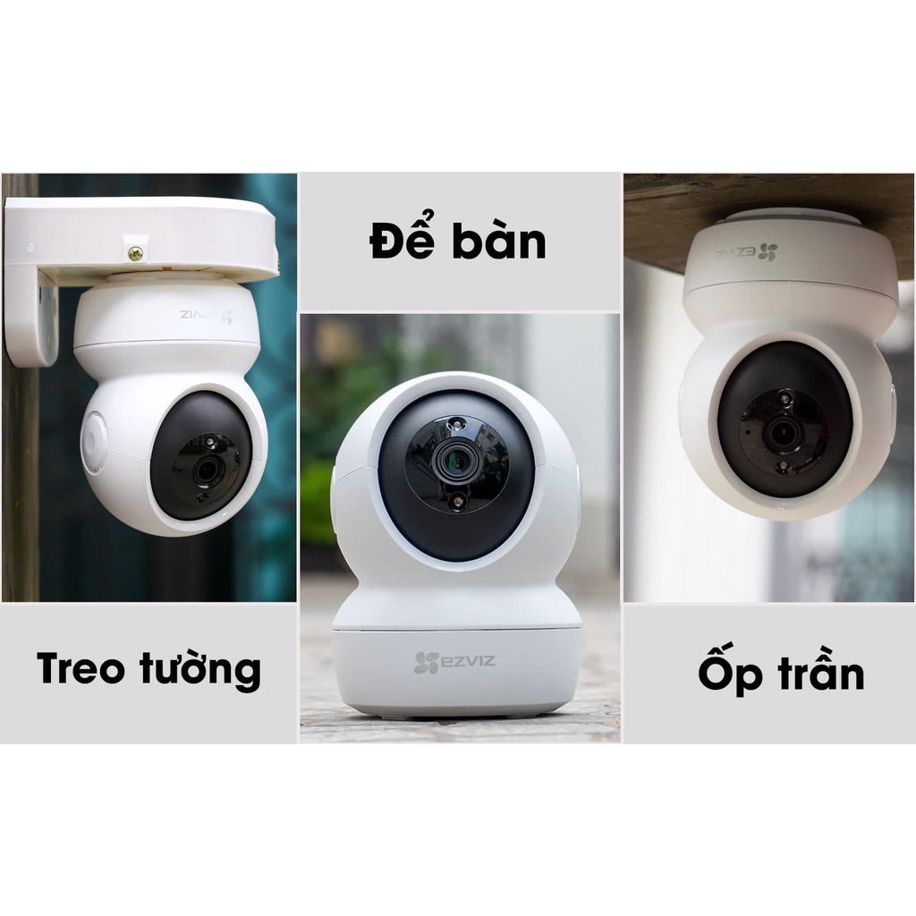 [NEW 2025] Camera Wifi EZVIZ H6C G1 3K 5MP/ H6C PRO 2K 3MP, Xoay 360 độ, Đàm Thoại 2 Chiều, Theo Dõi Chuyển Động - VTS 8