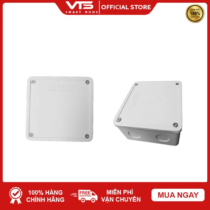 Hộp Kỹ Thuật 12x12 Bảo Vệ Nguồn Camera - Chất Liệu ABS Cao Cấp, Hộp Kỹ Thuật Chất Lượng - VTS VN 4