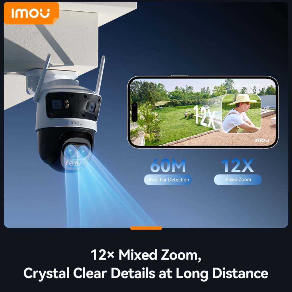 Camera Wifi IMOU Cruiser Pano Z S76DP-13M0N 13MP, Zoom 12x, Wifi 6, IMOU SENSE, AI Thông Minh 7