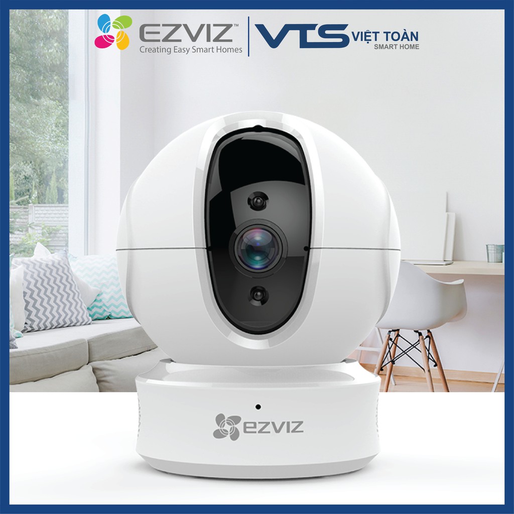 [FREESHIP] Camera IP WIFI EZVIZ C6CN 4MP , Full HD 2KM, H.265 - Đàm Thoại 2 Chiều - Xoay 360 độ - CS-C6CN Công Nghệ AI 3