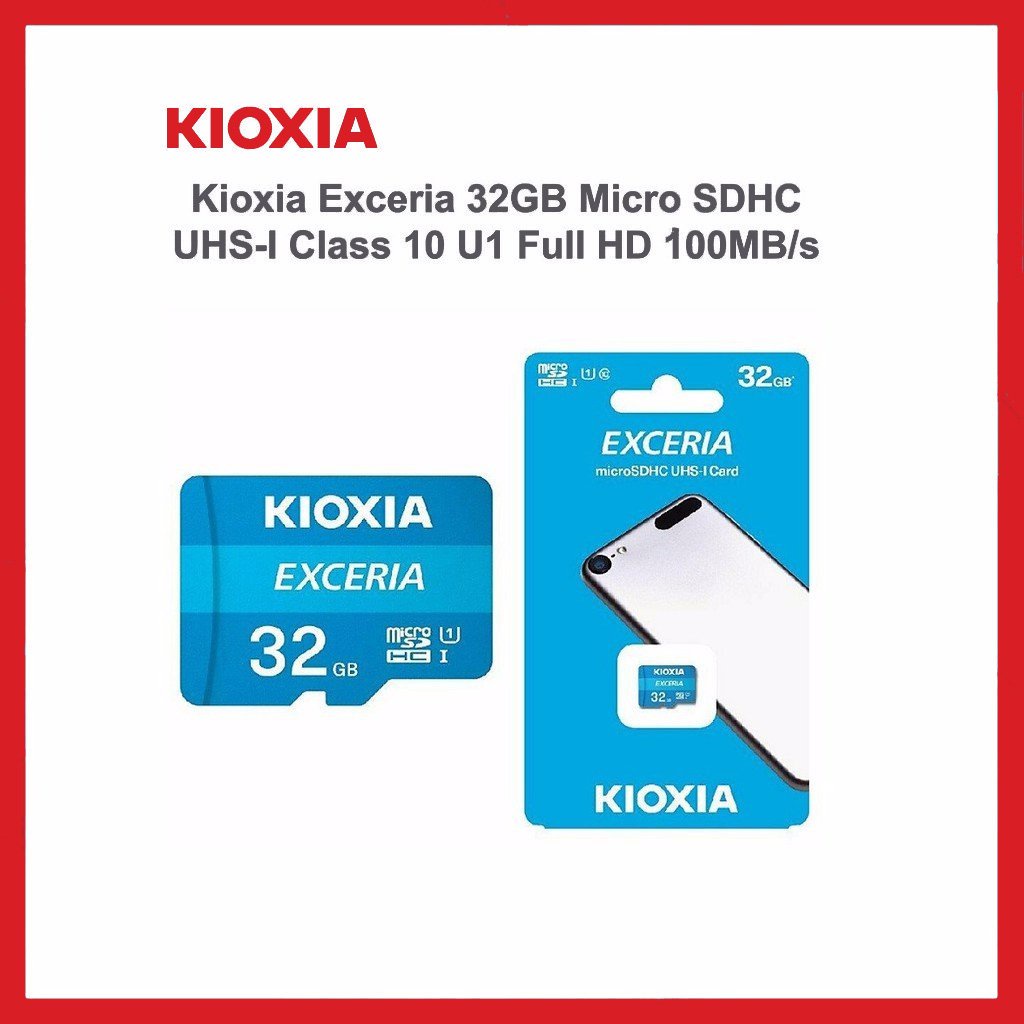 Thẻ nhớ Micro SD Kioxia Exceria 32GB (Xanh) - Formerly Toshiba Memory - BH 3 Năm 7