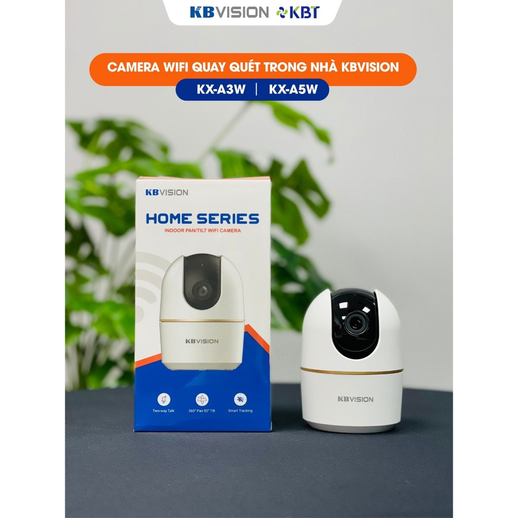 Camera Wifi KBVISION A3W 3MP | A5W 5MP - Xoay 360 Độ, Đàm Thoại 2 Chiều, Theo Dõi Chuyển Động 5