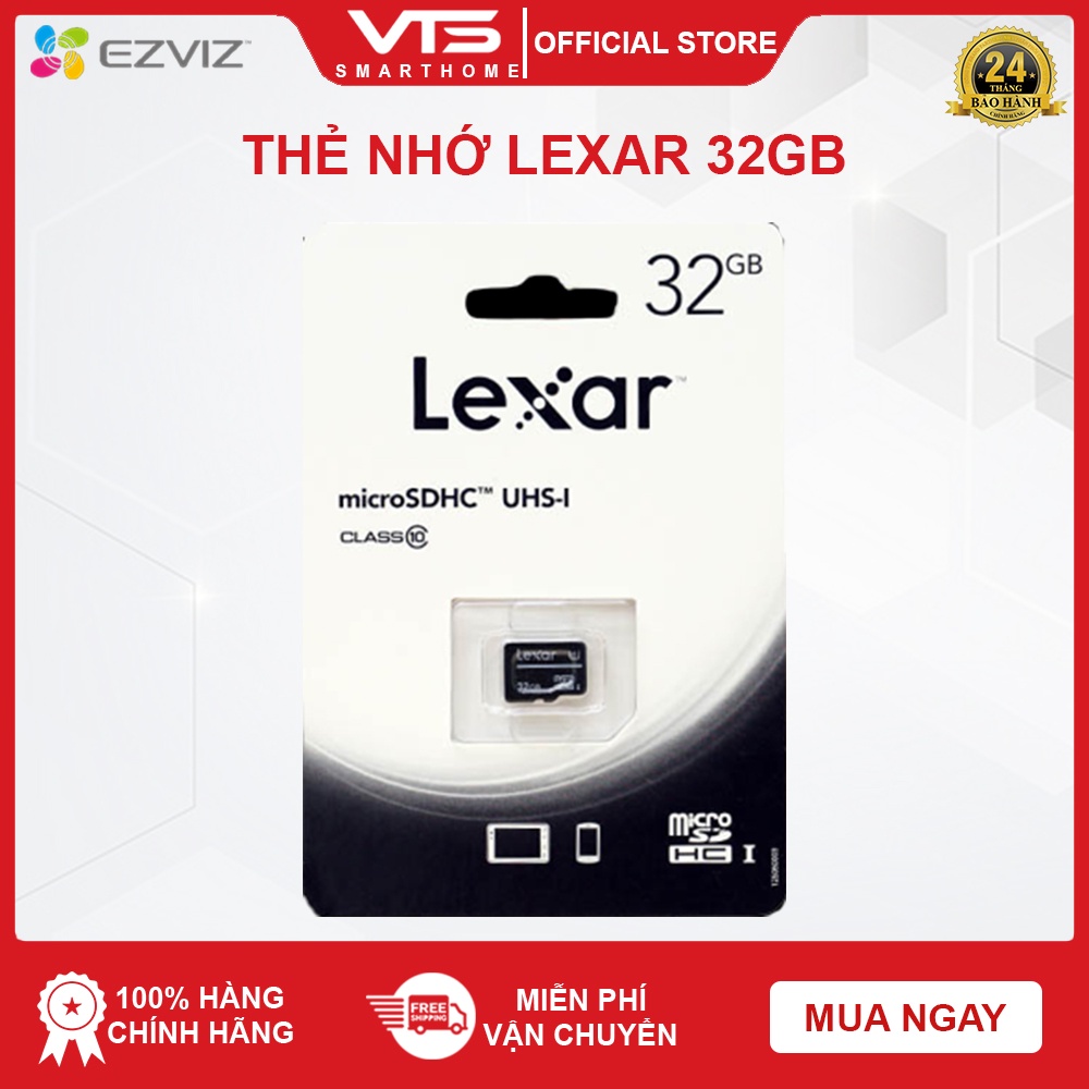 Thẻ nhớ MicroSD 32 GB Lexar class 10 - VTS SmartHome 4
