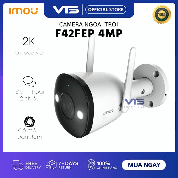 Camera IP WIFI IMOU IPC-F42FEP độ phân giải 4MP - phát hiện chuyển động - đàm thoại 2 chiều. 2