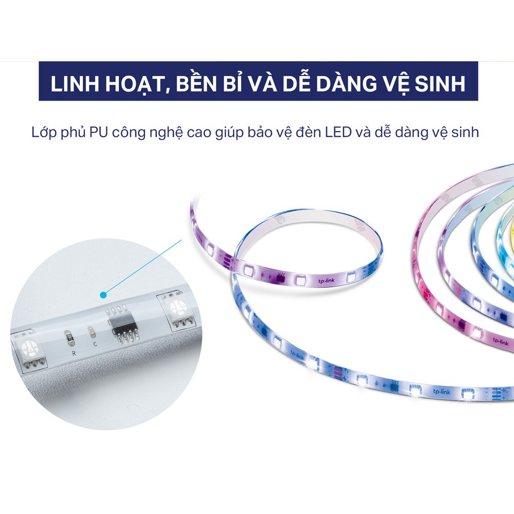 Bộ Led Dây TP-Link Tapo L900-5 / L920-5 / L930-5 WiFi Điều Khiển Thông Minh Nhiều Màu Sắc, Dây Dài 5 Mét 8