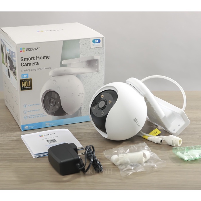 Camera Wifi EZVIZ H8 PRO 3K 5MP - Xoay 360 Độ Ngoài Trời, Đàm Thoại 2 Chiều - H8 3K 5MP, H8 5MP 7