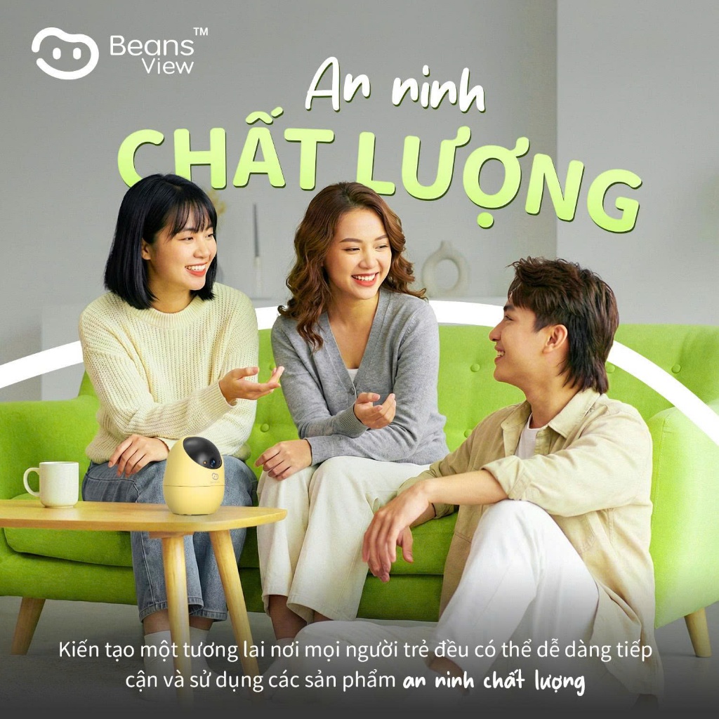 Camera Wifi BeansView Trong nhà D210 3MP, 4 Phiên Bản Màu, Xoay 360 Độ, Đàm Thoại, Ai Thông Minh 8