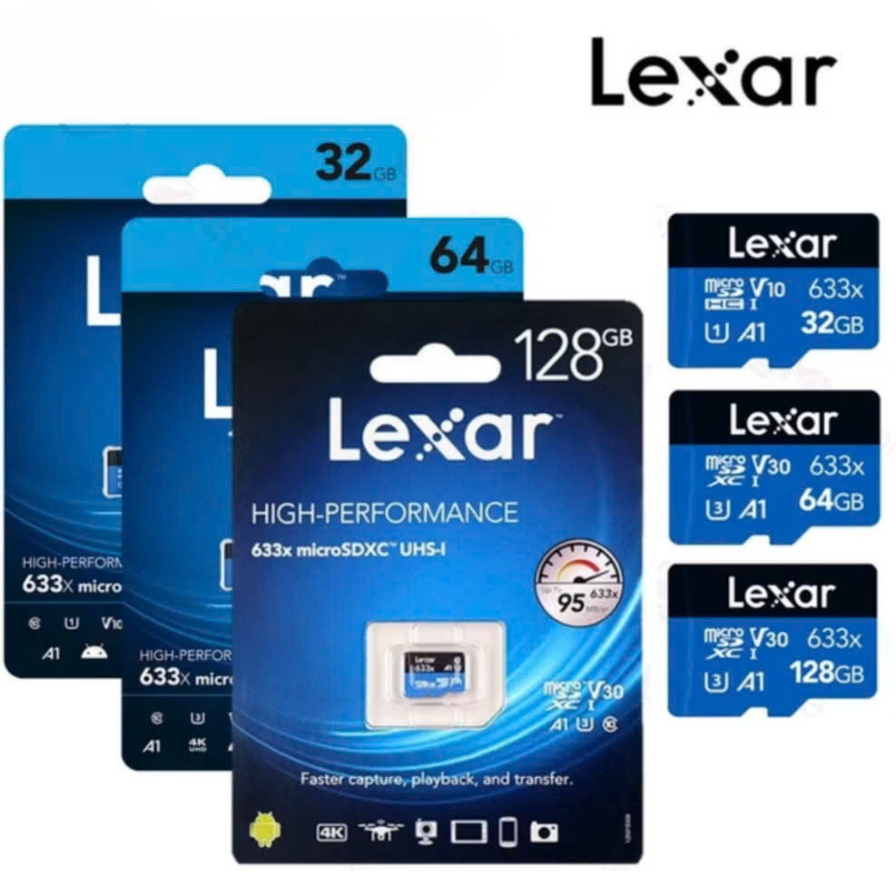 Thẻ nhớ Micro SD LEXAR 32GB/ 64GB/ 128GB Chính Hãng , A1 Class 10, Chuyên Dùng Cho Camera Quan Sát - VTS SmartHome 3