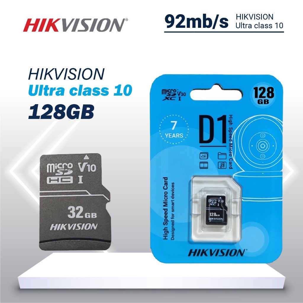 Thẻ Nhớ Micro SD HIKSEMI D1 32GB/64GB/128GB Class 10 Tốc Độ 92MB/s Chuyên Dùng Cho Camera - VTS VN 8