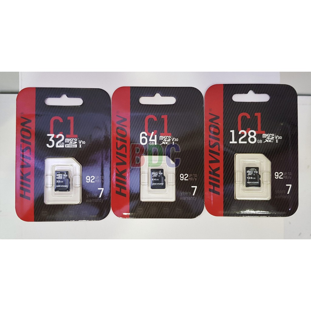Thẻ Nhớ Micro SD HIKSEMI (HIKVISION) 32/64/128GB 92Mb/s - Thẻ Nhớ Lưu Trữ Chuyên Dụng Cho Camera 6