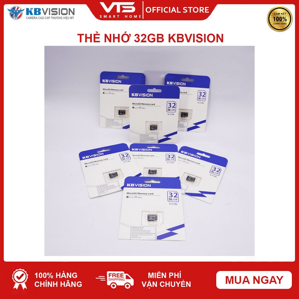 Thẻ nhớ KBVISION 32GB MicroSD Ultra Class 10, 32GB | 64GB | 128GB Chuyên dụng cho Camera - VTS SmartHome 6