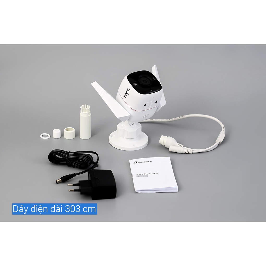 Camera Wifi Tapo TPLink C310 3MP/C320WS 4MP Ngoài Trời, Đàm Thoại 2 Chiều, Phát Hiện Chuyển Động 9