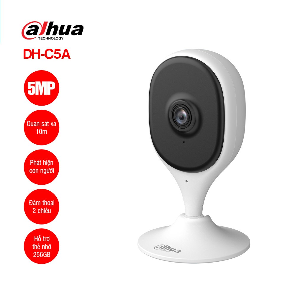 Camera Wifi DAHUA Cube A1 C3A 3MP/C5A 5MP Trong Nhà, Đế Nam Châm, Đàm Thoại 2 Chiều