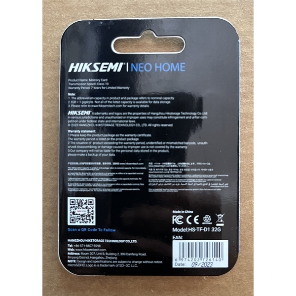 Thẻ Nhớ Micro SD 32GB/64GB/128GB HIKSEMI (HIKVISION) Class 10, 92MB/S - Chuyên Dụng Cho Camera,... 6