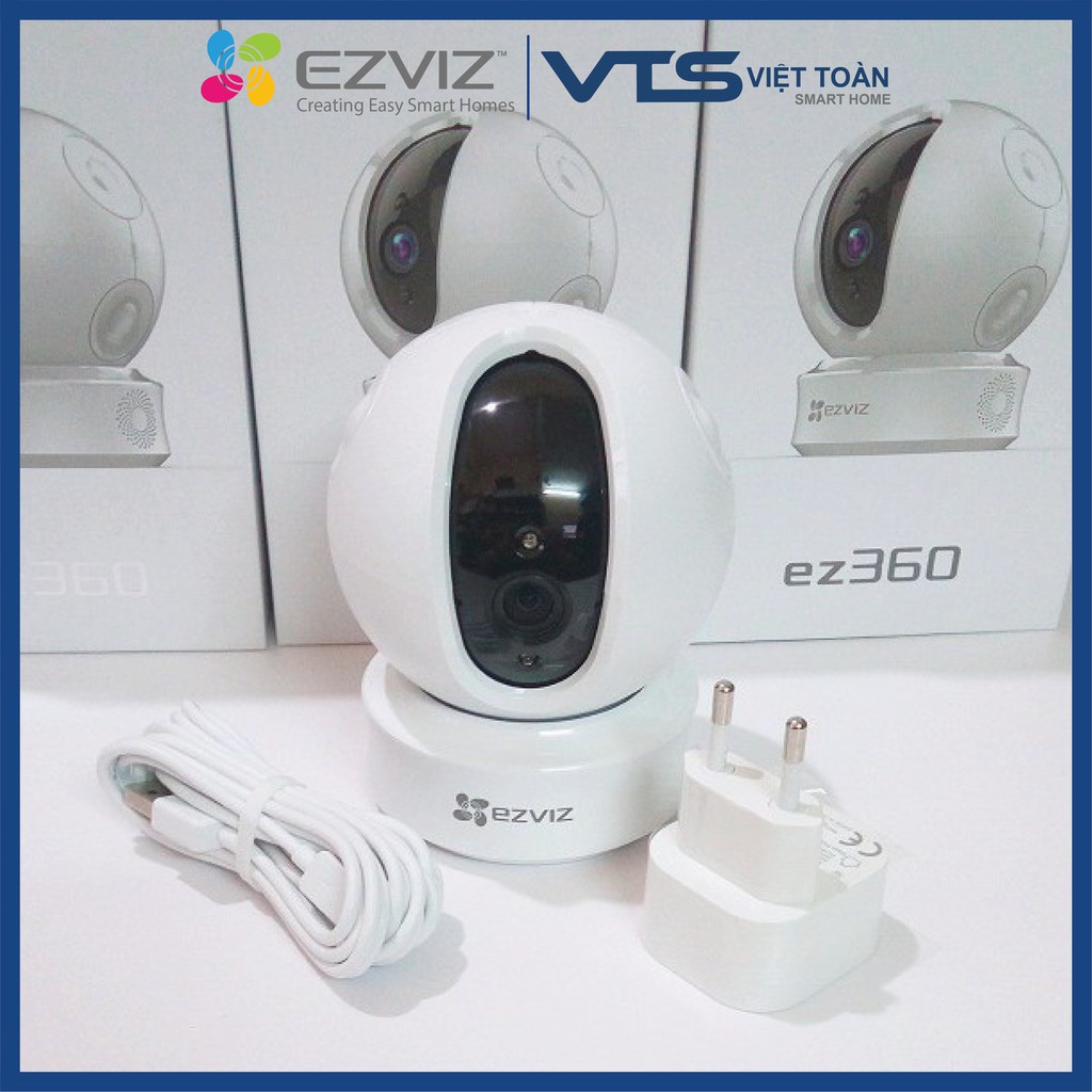 [FREESHIP] Camera IP WIFI EZVIZ C6CN 4MP , Full HD 2KM, H.265 - Đàm Thoại 2 Chiều - Xoay 360 độ - CS-C6CN Công Nghệ AI 5