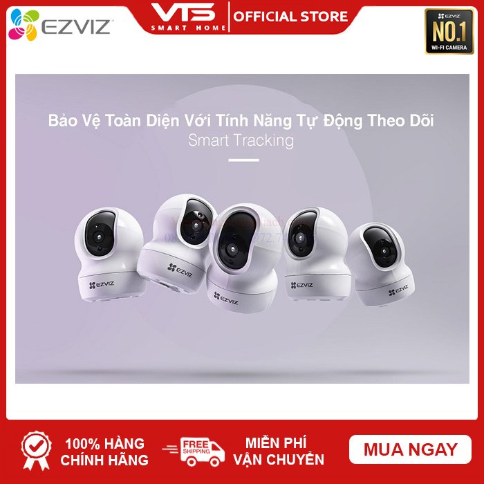 [FREESHIP] Camera WiFi TY2 1080P EZVIZ (Phiên Bản Nâng Cấp C6N) - Xoay 360 độ - Đàm Thoại 2 Chiều - Bảo Hành 2 Năm 4