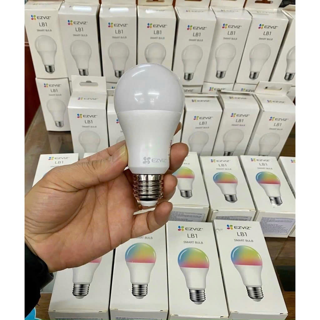 Bóng Đèn Thông Minh EZVIZ LB1 Color, 16 Triệu Màu, Kết Nối Wifi/ Đui Đèn Wifi HUNONIC Thông Minh 6