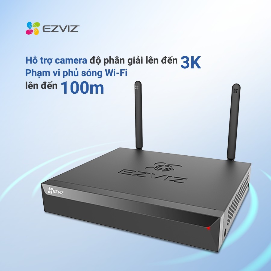Đầu Ghi Hình EZVIZ X5S 4 Kênh 4W / 8 Kênh 8W, Kết Nối Camera Wifi EZVIZ Tối Đa 5MP, Hổ Trợ Ổ Cứng 8TB, NVR, BH 2 Năm VTS 6