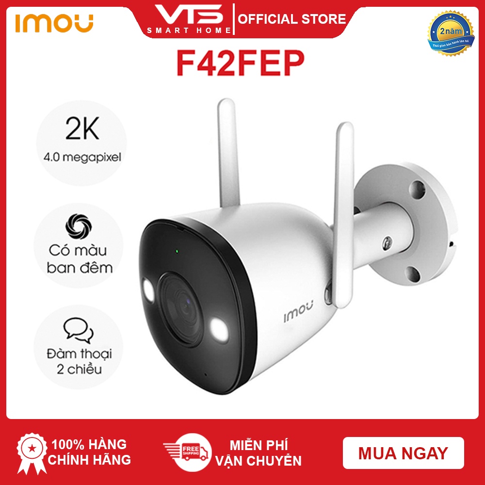 Camera IP WIFI IMOU IPC-F42FEP độ phân giải 4MP - phát hiện chuyển động - đàm thoại 2 chiều. 3