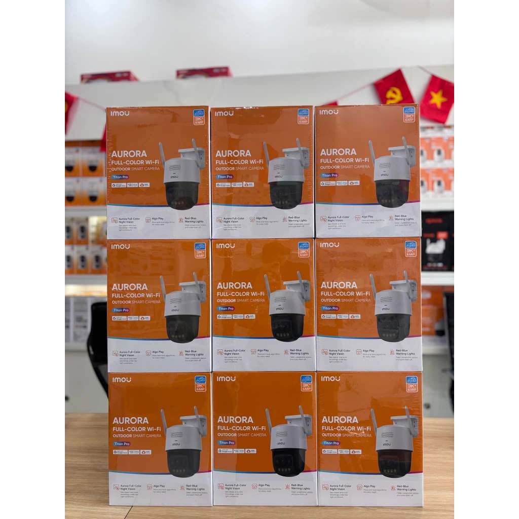Camera Wifi IMOU TITAN PRO U7LP 6MP Siêu Nét, Công Nghệ Aurora, Xoay 360 Độ, Đàm Thoại 2 Chiều 11