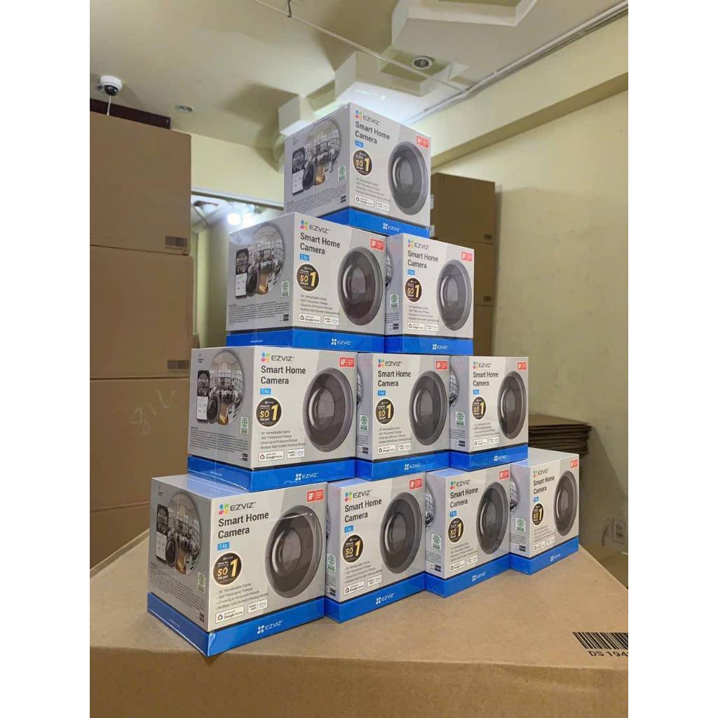 Camera Wifi EZVIZ E4P 6MP 3K+ Mắt Cá Toàn Cảnh - Fish Eye Camera, AI Nhận Dạng Người, Đàm Thoại, Nhìn Đêm Hồng Ngoại 7