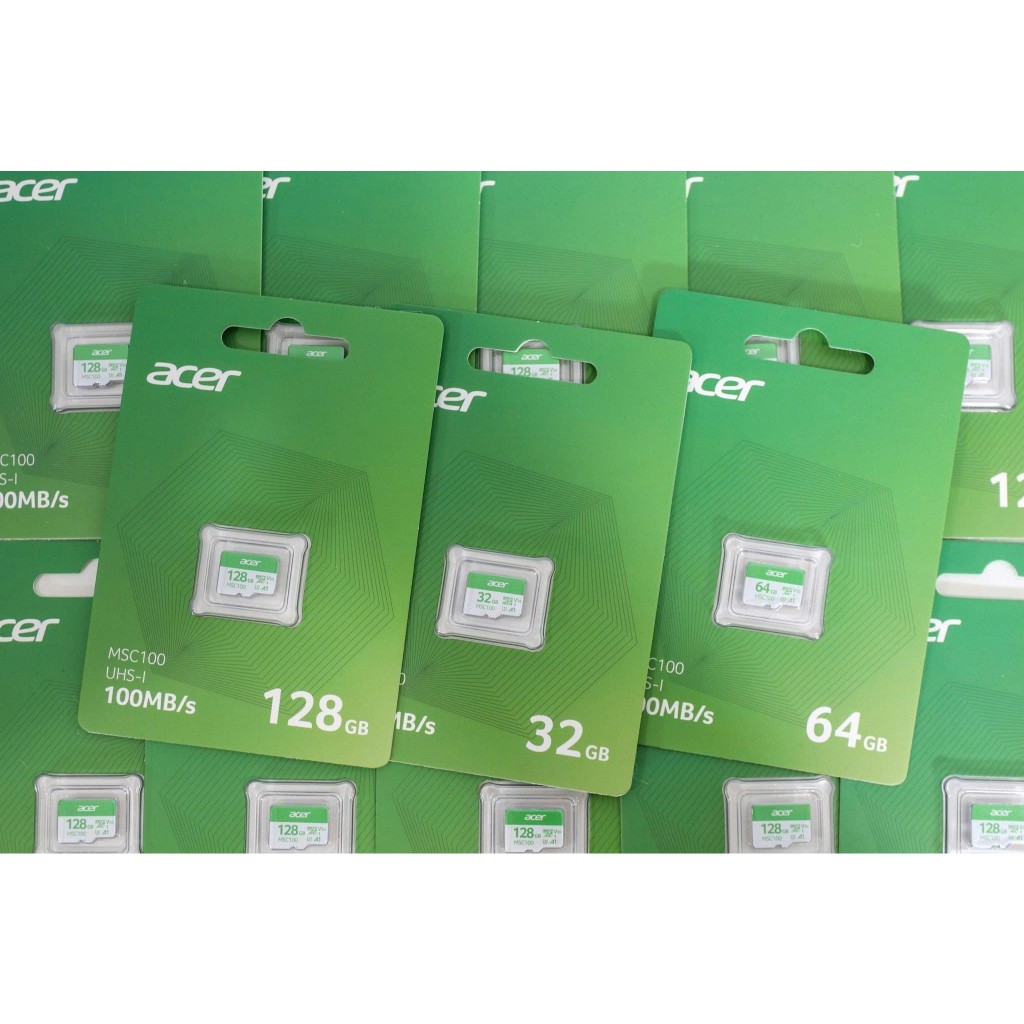 Thẻ Nhớ Micro SD ACER 32GB/64GB/128GB MSC100 UHS-I U3 V30 A1 – 100MB/s Chuyên Dùng Camera, Chính Hãng 6