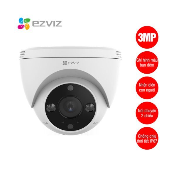 Camera Wifi EZVIZ H4 3MP 2K, Đàm Thoại 2 Chiều, Có Màu Ban Đêm, Tích Hợp Còi Đèn Cảnh Báo 4